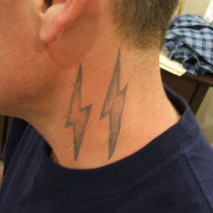 Six year old professional tattoo before removal